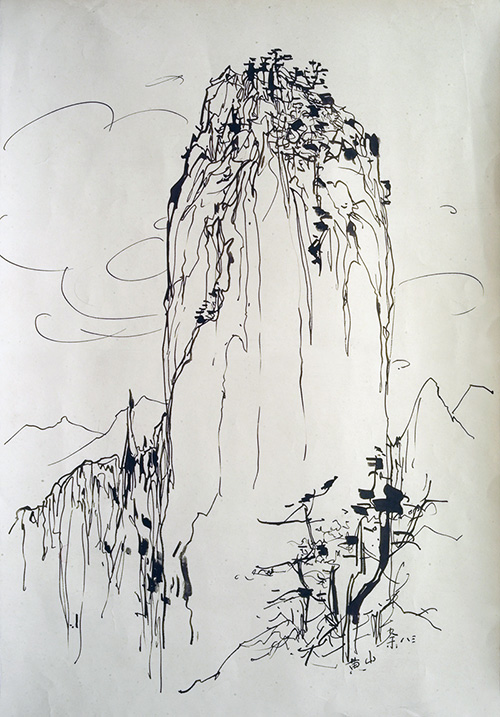 吴冠中速写,怎么可以这么美?